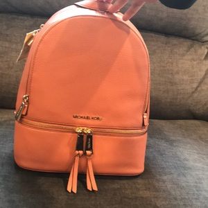 Michael Kors Medium Backpack Color: Sunset Peach